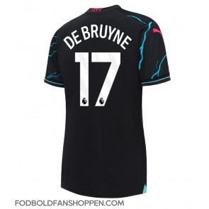 Manchester City Kevin De Bruyne #17 Tredjetrøje Dame 2023-24 Kortærmet